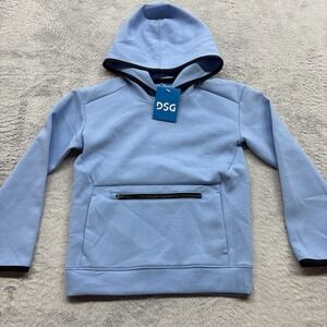 DSG Sport Fleece Pullover Boys Size XS 6/7 Academy Blue‎ Sweatshirt Hoodie